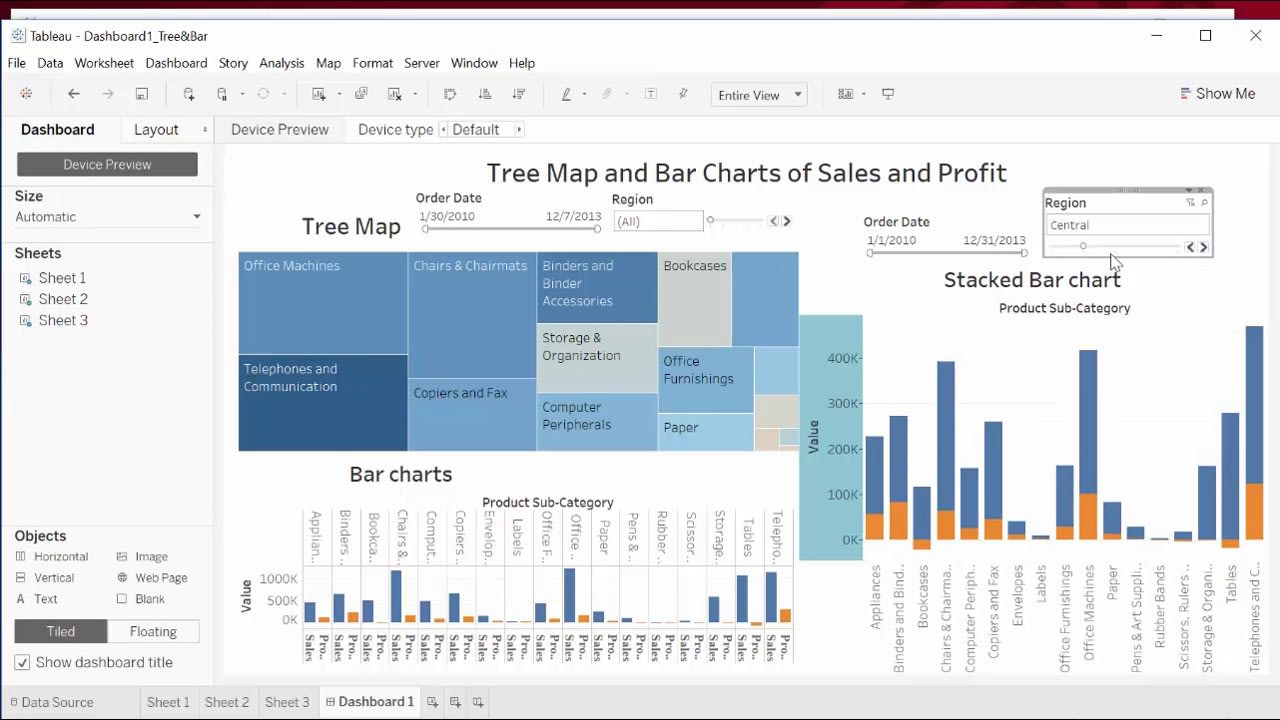 Tableau vs Domo: Tableau Dashboard
